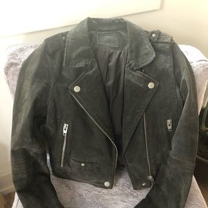 Moto Suede Jacket - SL8 [Blank NYC] Medium